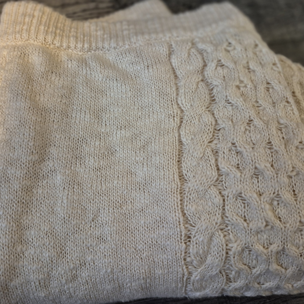 Spell Knit Wide-Leg Capris in Sand Beige - Picture 4 of 13